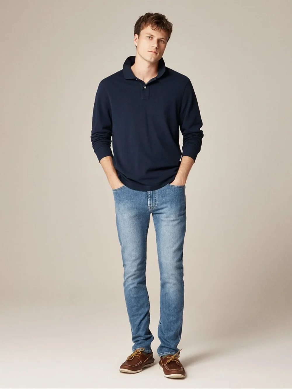 J.‎ CREW 770M Straight-fit stretch jean in medium wash Size 34 $148 BX863